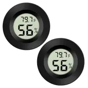 2-Pack Mini Digital Thermometer Hygrometer Indoor Room LCD Reptile Monitor Hu...