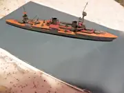 1/1250 Scale Hand made Wooden Ship CA USS Northamptan