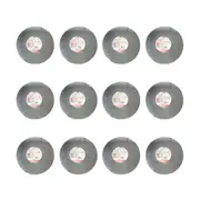 12PK Topchef Round Cake Board/Base Home Baking Pastry Accessory Grey 35cm