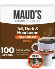 Decaf Dark Roast Coffee Pods, 100 ct, Decaffeinated Recyclable Single Serve P...