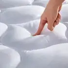 Full Size Mattress Pad Protector, Quilted Fitted Bed Mattress Topper, Elastic Fi