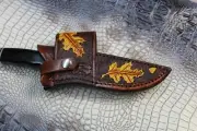 Custom Leather Knife Sheath Fits Buck 119 Special Knife Fixed Blade Knife Holder