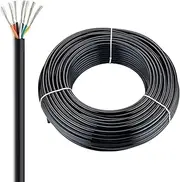 7-core Tinned Copper Conductor 16AWG/14AWG Electrical Wire Highly Flexible PVC Insulated Durable Hookup Wire Suitable for A Variety of Electrical Equipment(65Ft(20M),16awg-7c)