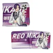 New Reo Mikage Style A BLUE LOCK BiFold Wallet Credit Card Billfold