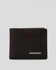 [Billabong] Billabong Men's Scope 2 In 1 Leather Wallet in Java Grain Brown One Size Java Grain Brown