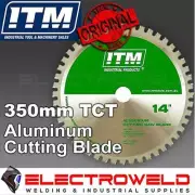 ITM 350mm 14" TCT Drop Saw Blade Aluminium Cutting Mitre Wheel S14 SSBL350-AL