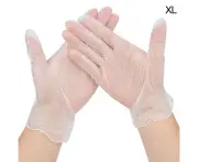100pcs / box Disposable Gloves PVC Protective Gloves for Workplace OutdoorXL