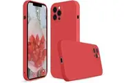 iPhone 12 Pro Liquid Silicone Case Coral Red