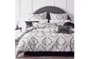 Platinum Collection CONSTANTINE SMOKE King Quilt Cover Set - King Size