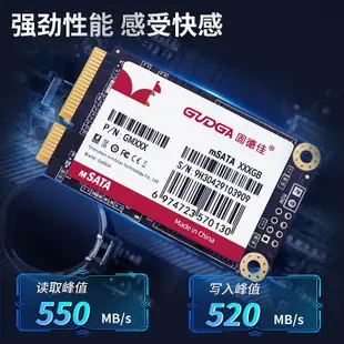 固德佳GM msata固態硬碟SSD  256GB 128GB  TLC顆粒