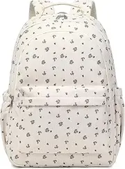 [Kimwadalh] School Backpack Girls Children School Bag Backpacks School Bag Daypacks School Bag Women's College Backpack for School Travel with 15 Inch Laptop Compartment