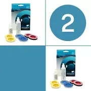 Bundle 2x REFILL KIT for CD/DVD DISC REPAIR MACHINE
