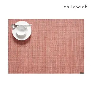 美國 Chilewich / 細籃網編 Mini Basketweave 方形餐墊 磚紅(Clay)