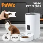 Pawz 9L Auto Pet Feeder Automatic Camera Cat Dog Smart Wifi App Food Dispenser