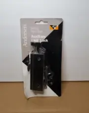 Andersen Auxiliary Foot Lock for Gliding Patio Door Series 200 & 400 Black - NEW
