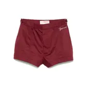 [Fiorucci] Fiorucci Embroidered Shorts 40 IT RED