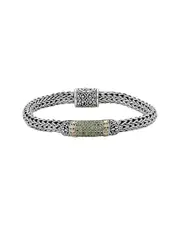 Samuel B. 18K & Silver 1.50 ct. tw. Peridot Bracelet