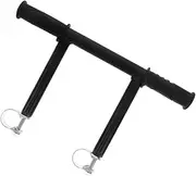 IWOWHERO Stroller Stainless Steel Handle Extender Pushchair Handle Extenders Handlebar Extender Replacement Stainless Steel Handlebar Extender Bicycle Extension Holder Plastic Black