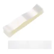 135x28mm PVC Perforated Shrink Bands, 500Pcs 0.05mm Thick Shrink Wrap, Clear