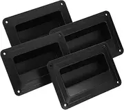 SHINEOFI 4Pcs Small Plastic Speaker Side Handle for Audio Speakers Durable Replacement Handle for Stage Speakers Easy to Install and Comfortable Grip Practical Speaker Accessories