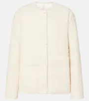[Moncler] Moncler Gerberoy cotton-blend jacket UK 6 black