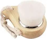 Facial Cleanser Brush with Wood Handle Cleansing Soft Bristle Face Care Clean Tool for Women Men