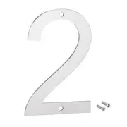 5 Inch 304 Stainless Steel House Number Polishing for Door Mailbox(Number 2)