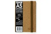Geek Leather Cork Brown Art Journal A5 Home School Stationery Drawing Design