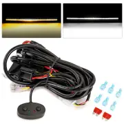 Dual Color Light Bar Wiring Harness 2 Lead For 2019-2024 Polaris Ranger XP 1000