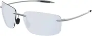 1 Pcs Polarized Classic Sports Rimless Men Fishing Driving Rectangle Ultralight Frame Sun Glasses