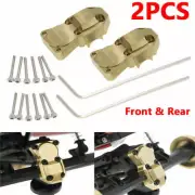 2*New Brass Front Rear Axle Diff Housing Cover For Axial SCX24 1/24 RC Crawler