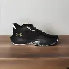 Under Armour Men’s Basketball Sneakers Black Gold Size 12 UA Lockdown 6 Shoes