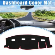 Car Dashboard Cover Mat for Dodge for Ram 2006-2009 Protective Polyester Red