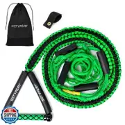 SETYPARY Wakesurf Rope and Handle 25ft, 6 Section Adjustable Floating Wake Su