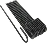 16 Inch Rebar Stakes, 12Pcs Heavy Duty Rebar Stakes J Hook 5/16 Ground Stakes