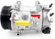 Ac Compressor ，Compatible For Peugeot， Car Air A/c Fit，Compatible For Citroen， 1342 1301 1322 9684141780 9671451380 6453ZS 648756 6453ZE 6453ZT Sanden