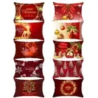 Pillow Case Cover Tree 12 X 20 In Bed Christmas Peach Skin Pillow Cover