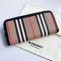 在飛比找樂天市場購物網優惠-美國百分百【全新真品】Burberry 皮夾 長夾 錢包 皮