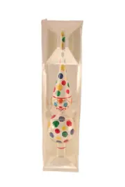 New Sealed De Carlini Blown Glass Hand Painted Clown Xmas Tree Topper "14 Italy