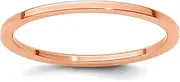 [Stackable Expressions] 10kr 1.2mm Flat Stackable Band Ring Size 7-Stackable-Ring for Women and Men