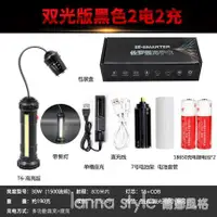 在飛比找樂天市場購物網優惠-手電筒強光充電超亮帶強磁鐵吸汽修維修燈工作燈led機修車照明