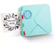 Mini Thermal Photo Printer Bluetooth Label Printing Machine Thermal Paper Green