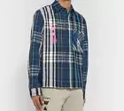OFF-WHITE Virgil Abloh flannel shirt XXL New With Tags Super Fast Shipping