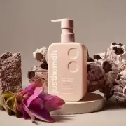 Justhuman Revitalizing Body Wash Lemon Balm & Holy Basil pH Shower Gel Men Women