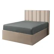 Anti-pilling Breathable Cotton Fitted Bed Sheet - Grey