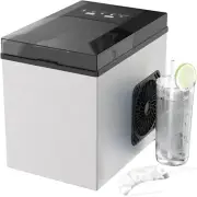 Countertop Ice Maker Machine, 10KG in 24Hrs, Auto-Cleaning Portable Ice Maker wi