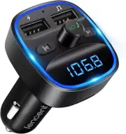 FM Transmitter Car Bluetooth Adapter, Wireless Radio Music Adapter Car Kit with