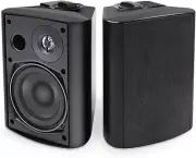 Pair Herdio 5.25" Bluetooth Speakers Outdoor Patio Waterproof Wall Mount Deck AU