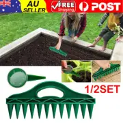 1/2Set 12 Holes Hand Held Seed Dispenser Seeder Sower Tool for Garden Seedling