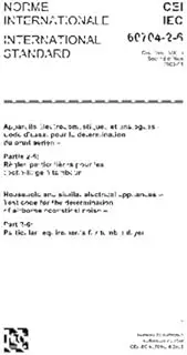 IEC 60704-2-6 Ed. 2.0 b:2005, Household and similar electrical appliances - Test code for the determination of airborne acoustical noise - Part 2-6: Particular requirements for tumble dryers